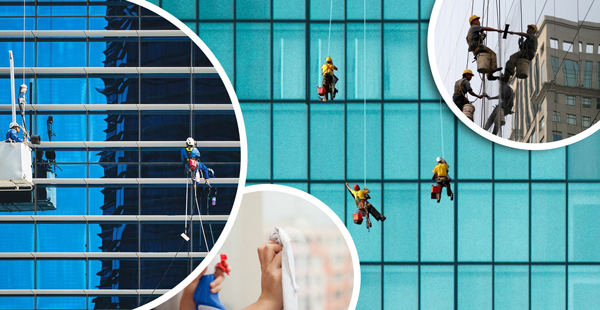 Outdoor Glass Cleaning